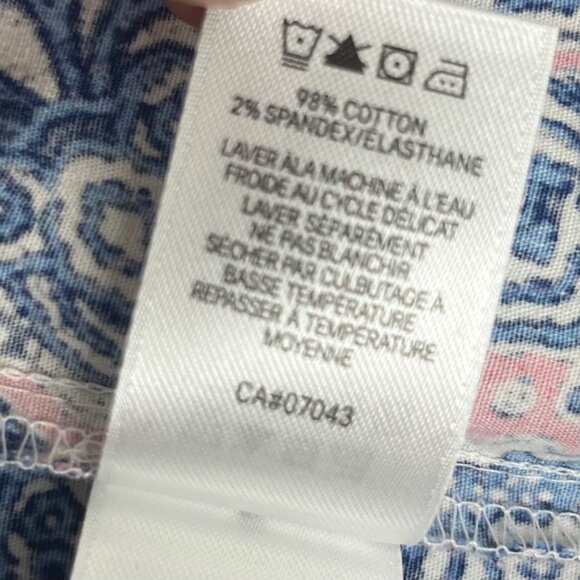 Tabitha Webb Sheath Shift Dress Womens Size 2 Blue Pink Sleeveless Pockets - Picture 8 of 10